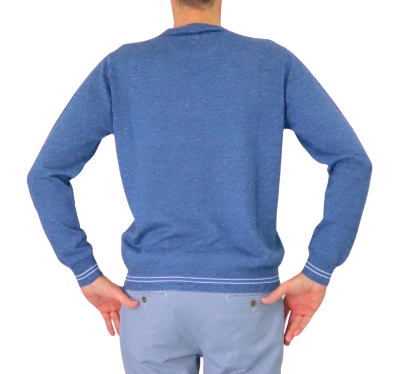 HARMONT&BLAINE maglione uomo cotone HRN413 030990 809 CARTA DA ZUCCHERO estate 2025