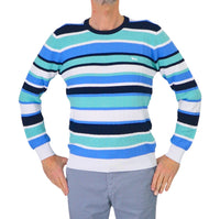 Thumbnail for HARMONT&BLAINE maglione uomo girocollo righe HRN752 030763 647 MULTICOLOR estate 2025