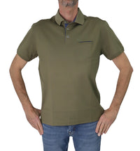 Thumbnail for HARMONT&BLAINE polo uomo cotone taschino LRN372 021215 629 VERDE estate 2025