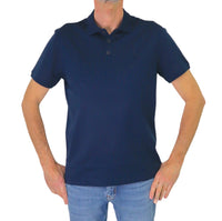 Thumbnail for HARMONT&BLAINE polo uomo cotone manica corta LRN421 021803 801 BLU estate 2025