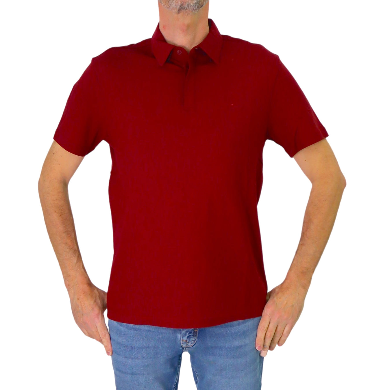 HARMONT&BLAINE polo uomo cotone manica corta LRN391 021753 558 BORDEAUX estate 2025