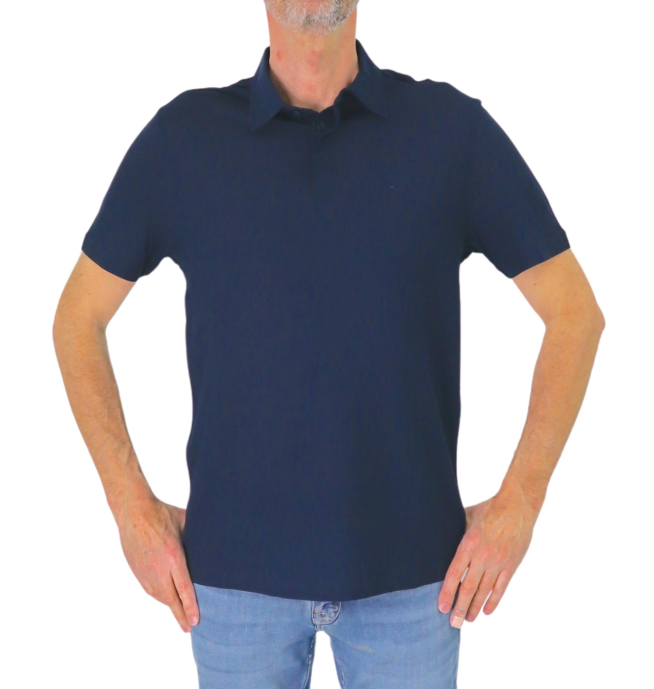 HARMONT&BLAINE polo uomo cotone manica corta LRN391 021753 801 BLU estate 2025