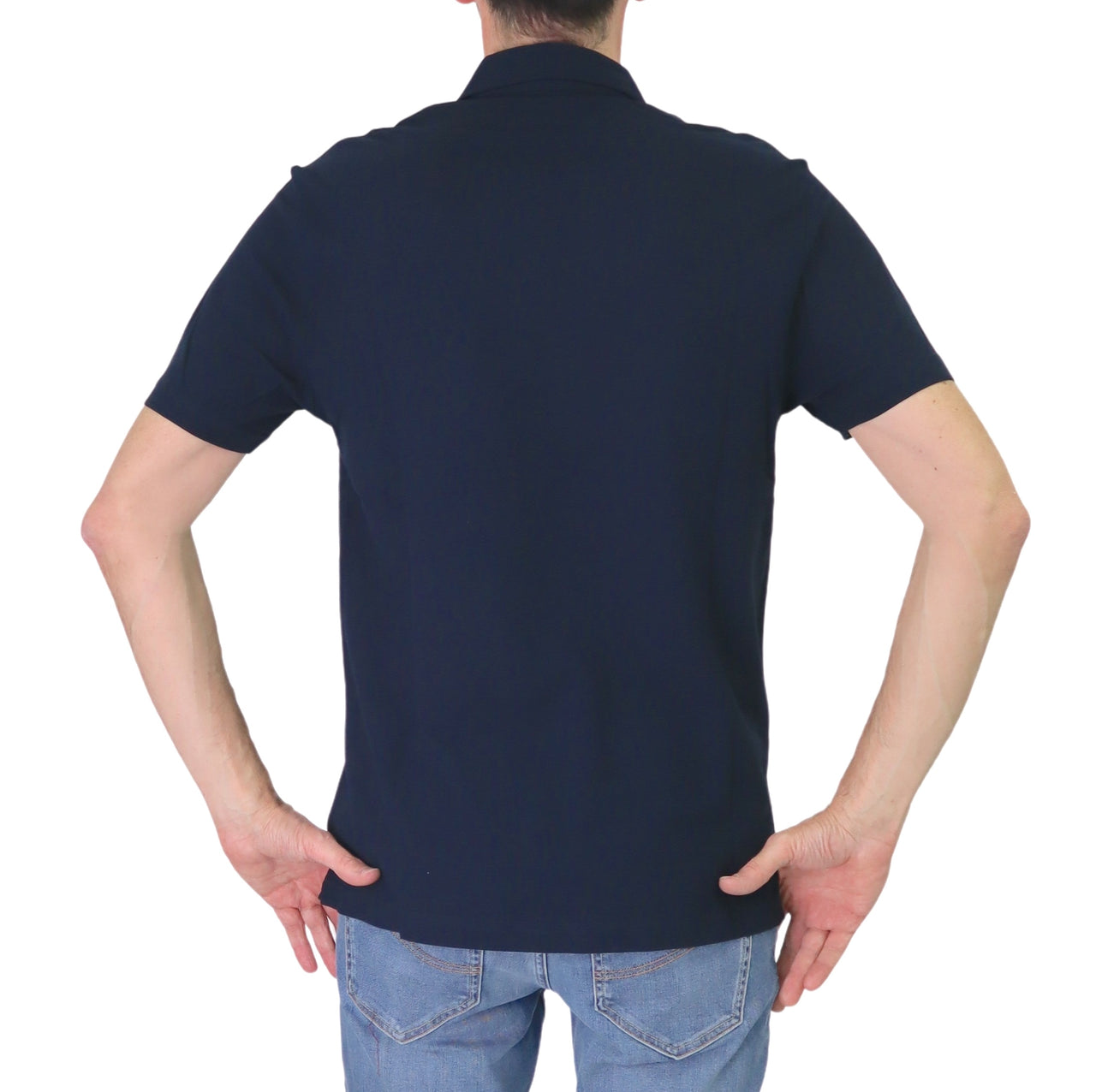 HARMONT&BLAINE polo uomo cotone manica corta LRN391 021753 801 BLU estate 2025