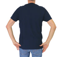 Thumbnail for HARMONT&BLAINE t-shirt uomo cotone girocollo IRN236 021753 801 BLU estate 2025