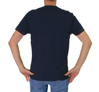Thumbnail for HARMONT&BLAINE t-shirt uomo cotone girocollo IRN257 021813 801 BLU estate 2025