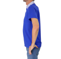 Thumbnail for HARMONT&BLAINE polo uomo cotone collo camicia LRN003 S15 020004 844 BLUETTE estate 2025