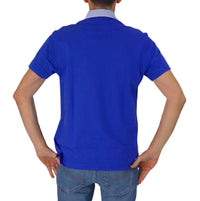 Thumbnail for HARMONT&BLAINE polo uomo cotone collo camicia LRN003 S15 020004 844 BLUETTE estate 2025