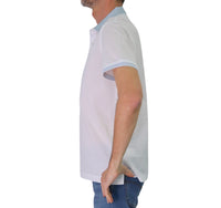 Thumbnail for HARMONT&BLAINE polo uomo cotone collo fantasia LRN375 021215 100 BIANCO estate 2025