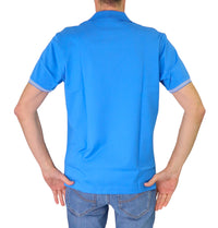 Thumbnail for HARMONT&BLAINE polo uomo cotone stretch LRN427 020455 855 TURCHESE estate 2025