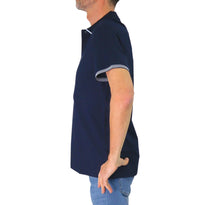 Thumbnail for HARMONT&BLAINE polo uomo cotone stretch LRN427 020455 801 BLU estate 2025