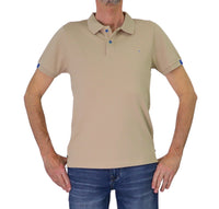 Thumbnail for SHOCKLY polo uomo manica corta cotone POLO SMART 2X2025 SAND BEIGE estate 2025