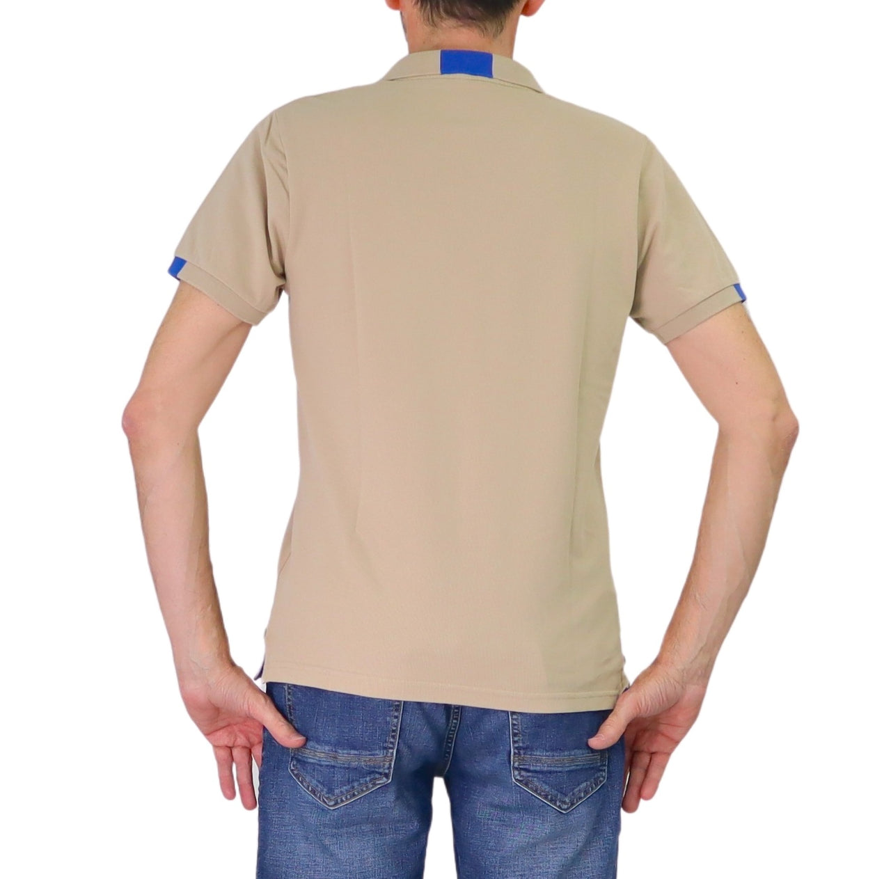 SHOCKLY polo uomo manica corta cotone POLO SMART 2X2025 SAND BEIGE estate 2025