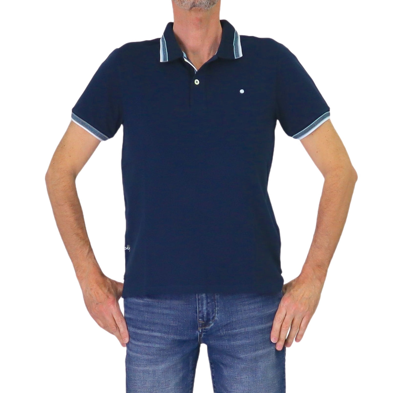 SHOCKLY polo uomo manica corta cotone POLO SEATTLE 2X5419 NIGHT BLU estate 2025