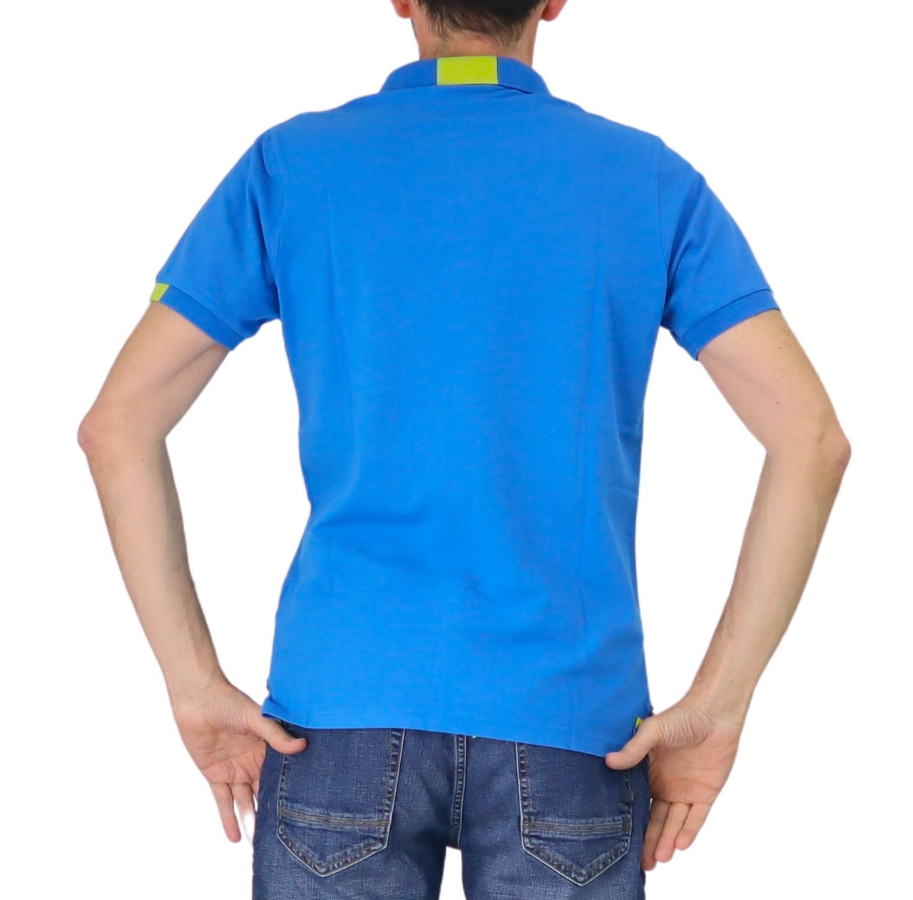 SHOCKLY polo uomo manica corta cotone POLO SMART 2X2012 BLUE TURCHESE estate 2025
