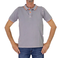 Thumbnail for SHOCKLY polo uomo manica corta cotone POLO VINTAGE 2X4004 SILVER GRIGIO estate 2025
