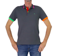 Thumbnail for SHOCKLY polo uomo manica corta cotone POLO CRAZY 2X5806 ANTRAX GRIGIO estate 2025