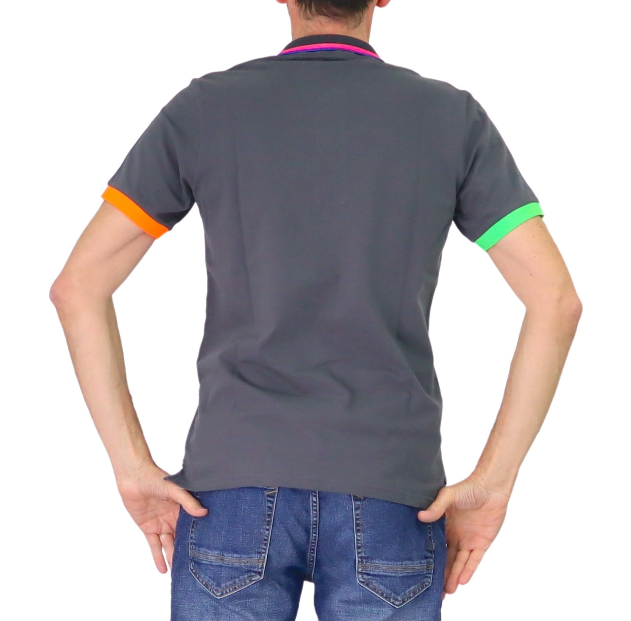 SHOCKLY polo uomo manica corta cotone POLO CRAZY 2X5806 ANTRAX GRIGIO estate 2025