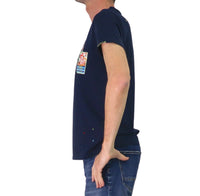 Thumbnail for SHOCKLY t-shirt uomo cotone manica corta TS HAND HOLIDAY 2T6518 NOTTE BLU estate 2025