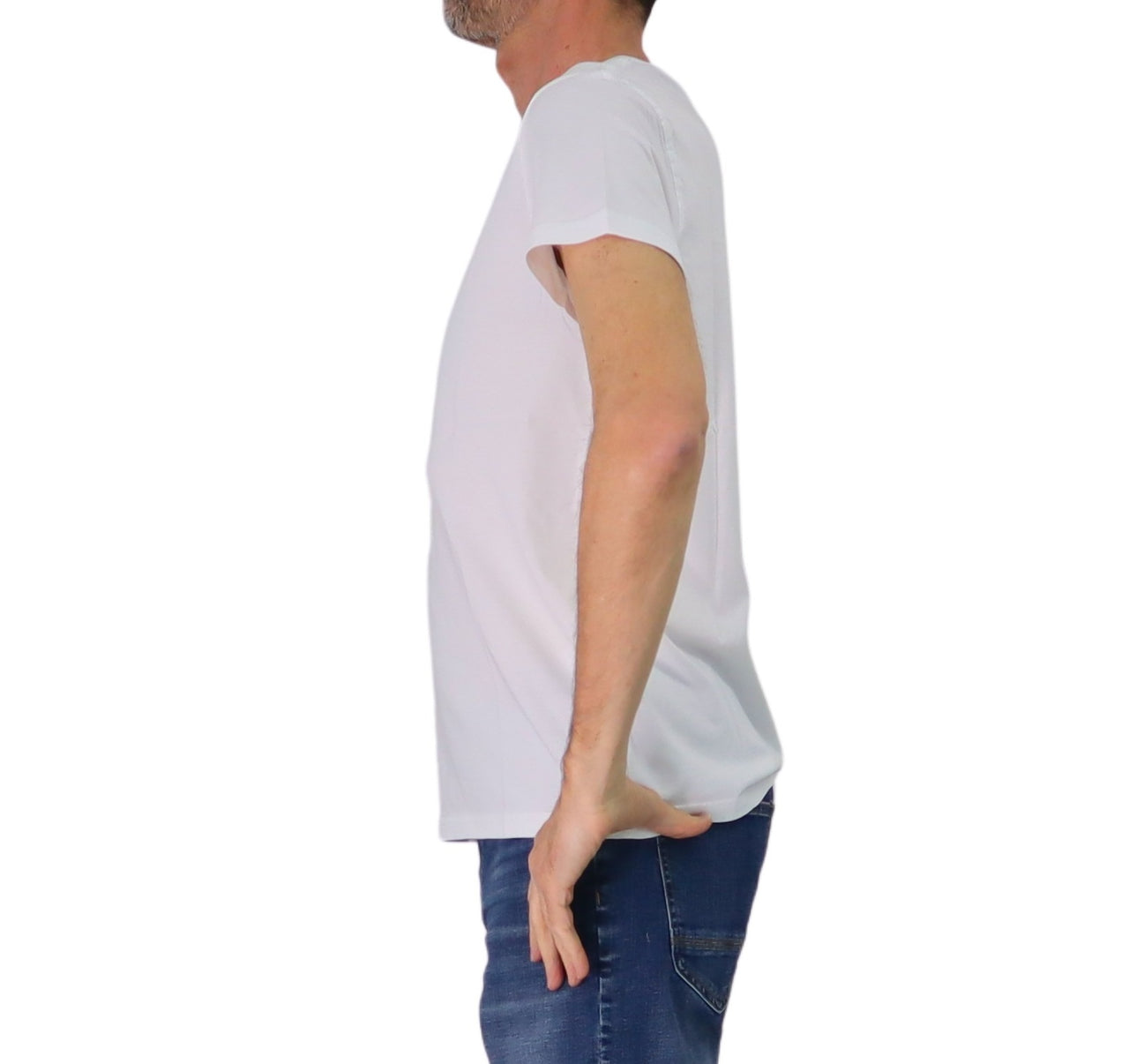 SHOCKLY t-shirt uomo cotone girocollo stampa gin tonic TS GIN 2T2201 WHITE BIANCO estate 2025