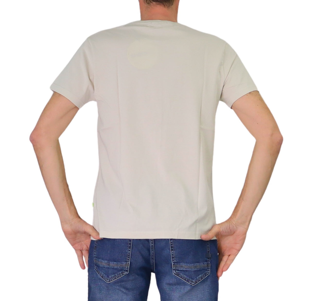 SHOCKLY t-shirt uomo cotone girocollo manica corta TS CLEAN 2T1002 BIRCH BEIGE estate 2025