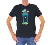 Thumbnail for SHOCKLY t-shirt uomo cotone girocollo stampa gin tonic TS GIN 2T2208 BLACK NERO estate 2025