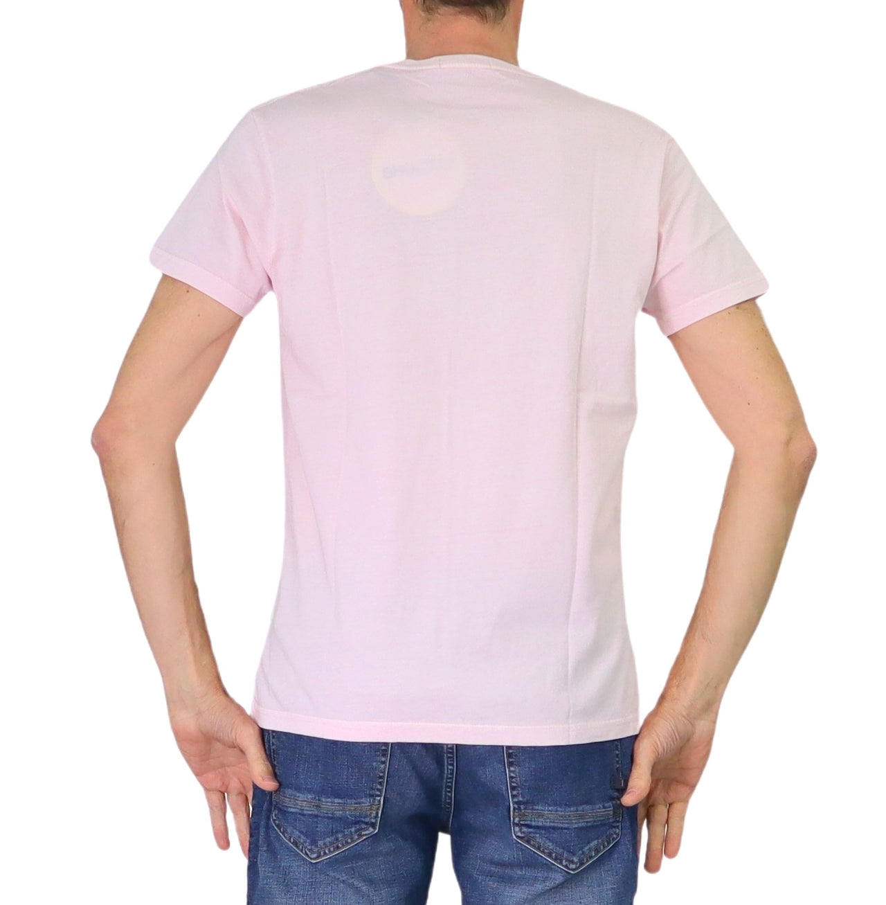 SHOCKLY t-shirt uomo cotone girocollo manica corta TS CLEAN 2T1021 PINK ROSA estate 2025