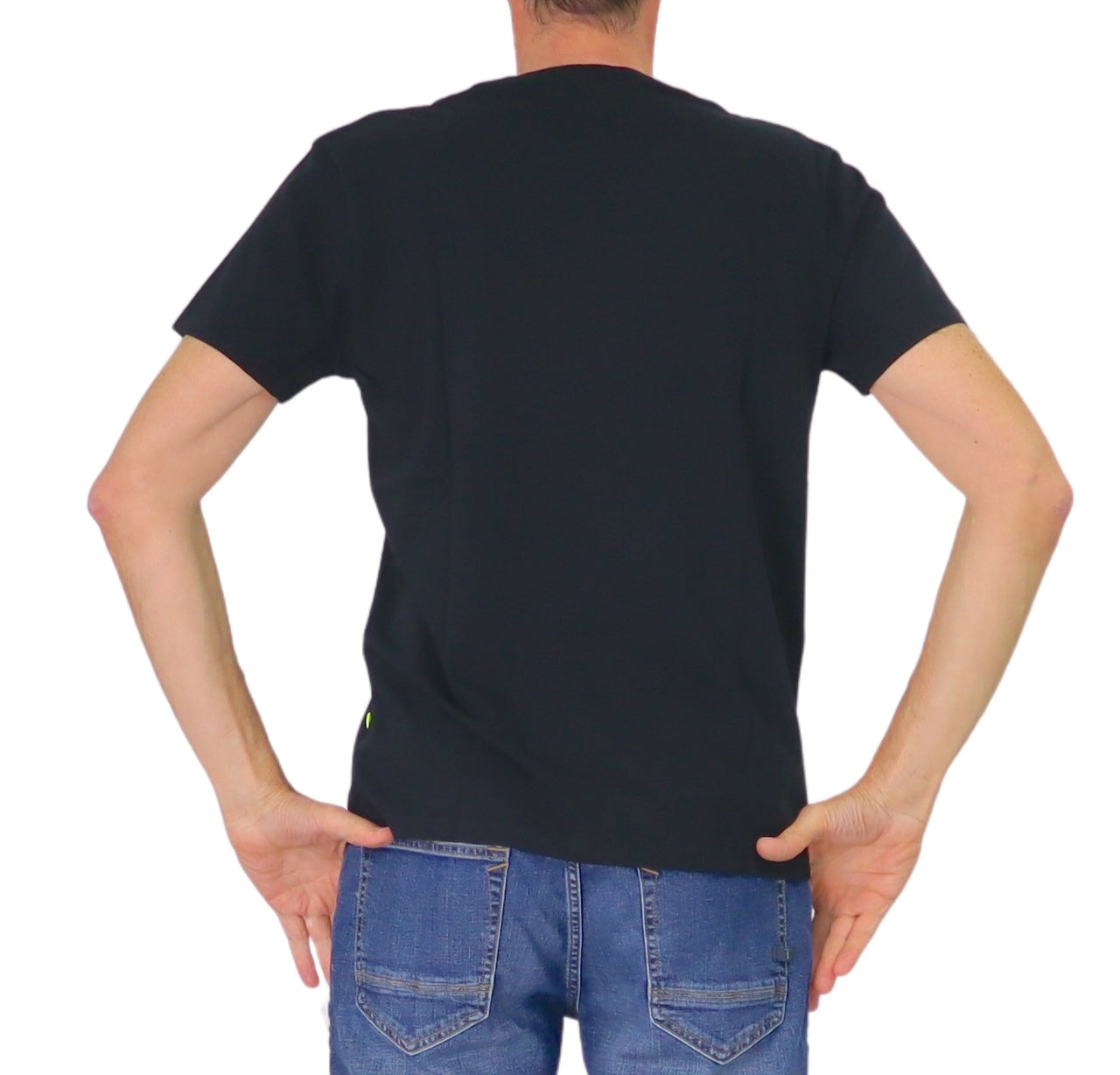 SHOCKLY t-shirt uomo cotone girocollo manica corta TS CLEAN 2T1008 BLACK NERO estate 2025