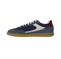 Thumbnail for FRAU scarpe sneaker uomo tessuto pelle scamosciata 22D1 149 SIBERIA BLU BIANCO estate 2025