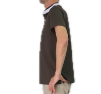 Thumbnail for TAKE TWO polo uomo manica corta collo coreana cotone UKE7053 VERDE OLIVA estate 2025