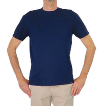 Thumbnail for TAKE TWO t-shirt uomo cotone modal girocollo manica corta UKE7802 BLU estate 2025