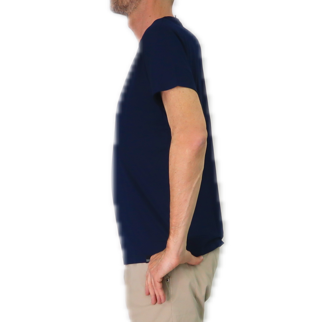 TAKE TWO t-shirt uomo cotone modal girocollo manica corta UKE7802 BLU estate 2025