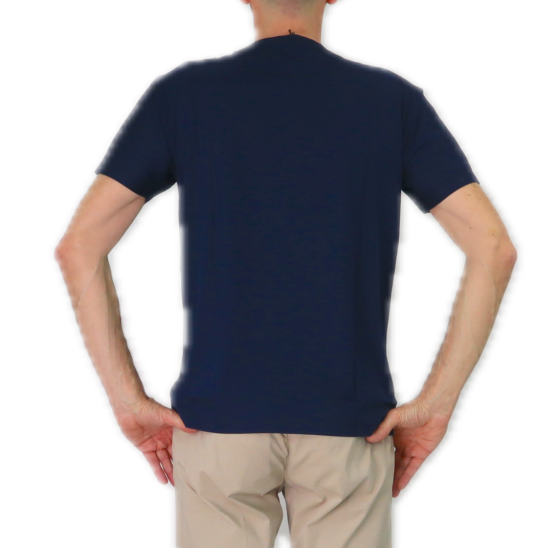 TAKE TWO t-shirt uomo cotone modal girocollo manica corta UKE7802 BLU estate 2025