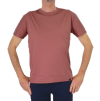 Thumbnail for TAKE TWO t-shirt uomo cotone modal girocollo manica corta UKE7802 ROSA CIPRIA estate 2025