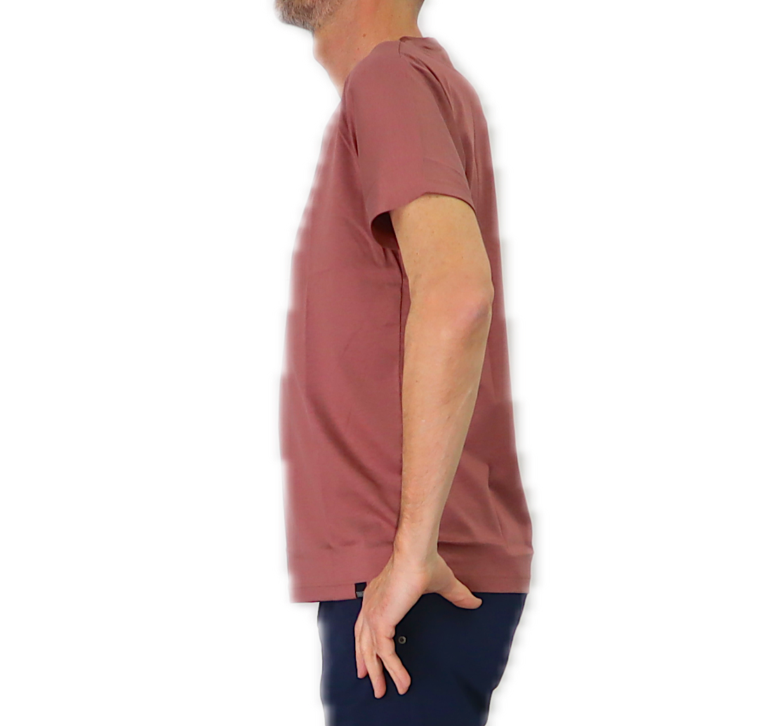 TAKE TWO t-shirt uomo cotone modal girocollo manica corta UKE7802 ROSA CIPRIA estate 2025