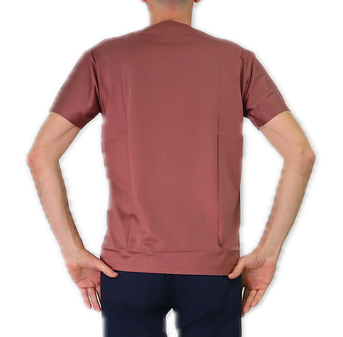 TAKE TWO t-shirt uomo cotone modal girocollo manica corta UKE7802 ROSA CIPRIA estate 2025
