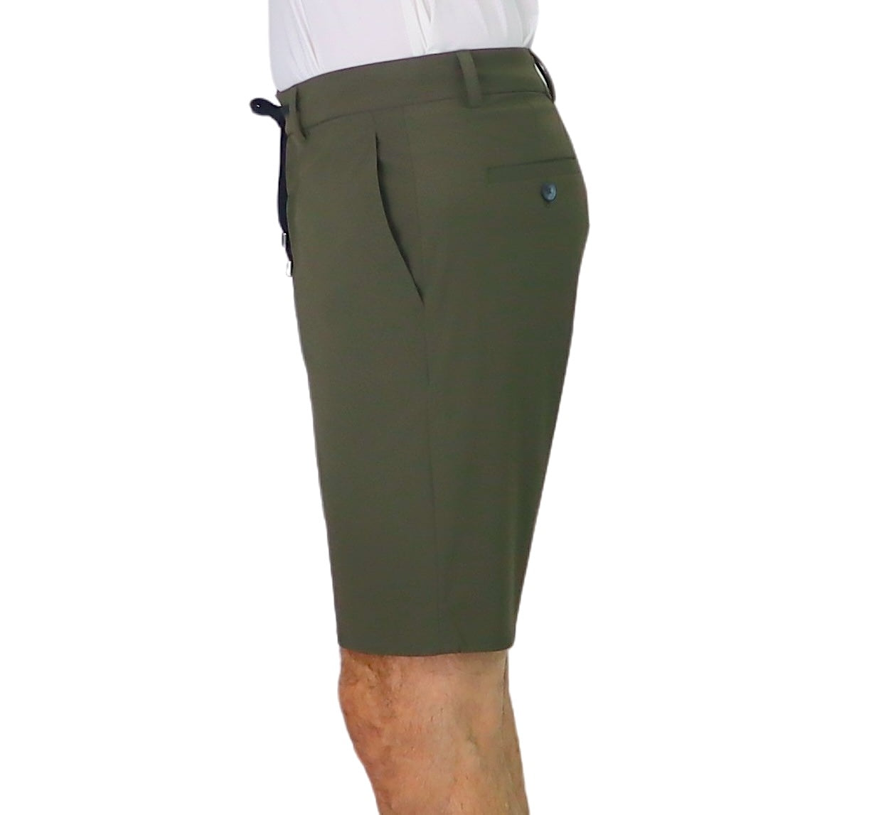 DISTRETTO 12 bermuda uomo no stiro stretch BERMUDA ACTIVE BE0815 0006 VERDE estate 2025