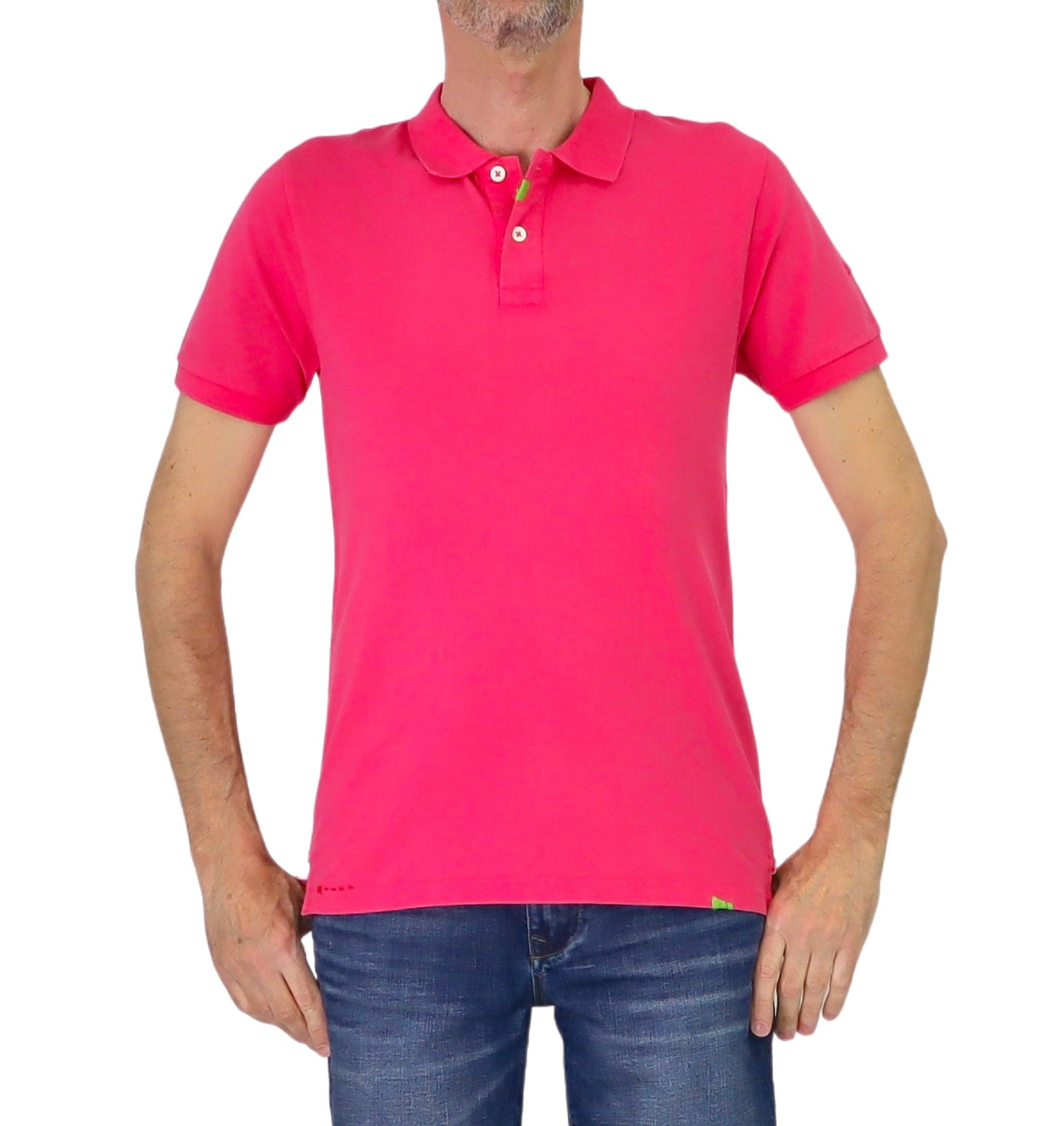 SHOCKLY polo uomo manica corta cotone POLO HAND GARDEN 2X62222 FUXIA FUCSIA estate 2025