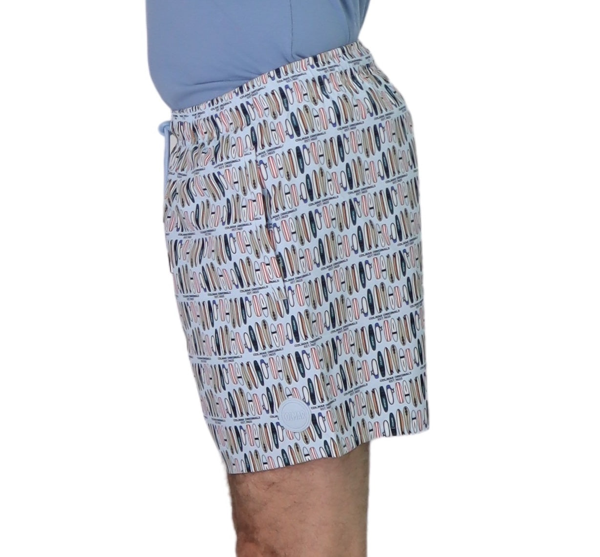 COLMAR boxer costume mare uomo fantasia 7269A 3ZD PALMBEACH 39 CELESTE estate 2025