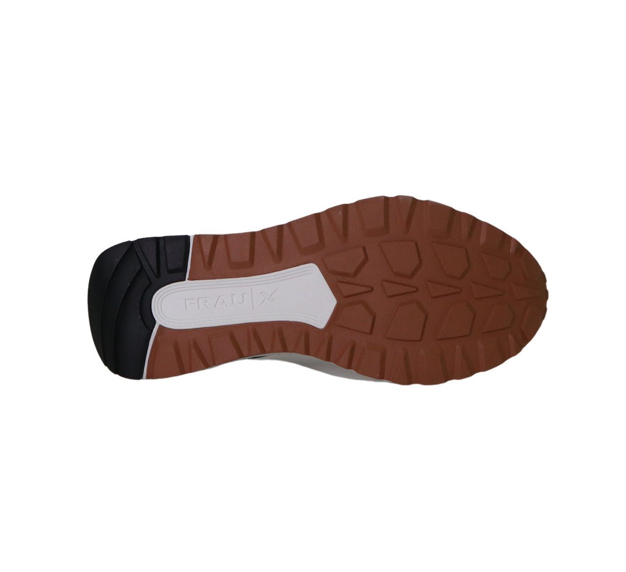 FRAU scarpe sneaker uomo tessuto pelle scamosciata X002 129  BIANCO BEIGE CUOIO estate 2025