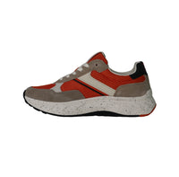 Thumbnail for FRAU scarpe sneaker uomo tessuto mesh pelle scamosciata X003 129 ARANCIONE TAUPE estate 2025
