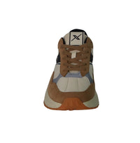 Thumbnail for FRAU scarpe sneaker uomo tessuto nylon pelle scamosciata X001 129 PANNA BEIGE estate 2025