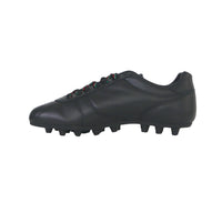 Thumbnail for RYAL scarpe calcio artigianale made in Italy tacchetti fissi LA STORIA GOMMA HG NERO