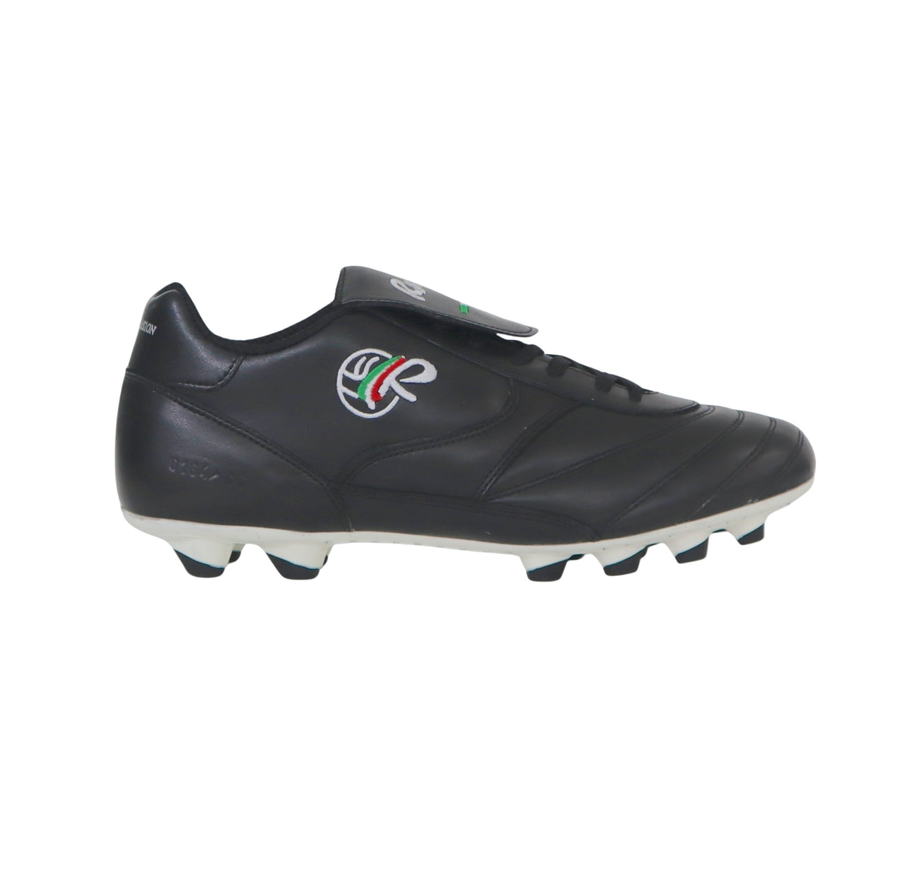 RYAL scarpe calcio artigianale made in Italy tacchetti fissi PERFORMANCE 5.0 FG TECH LIGHT NERO