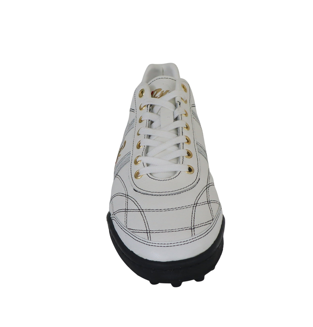 RYAL scarpe calcetto turf pelle vitello CLASSICO GOMMA AG TURF BIANCO luglio 2025