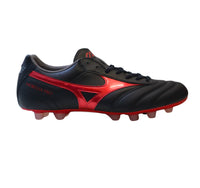Thumbnail for MIZUNO scarpe calcio tacchetti fissi MORELIA II PRO P1GA250600 FG NERO ROSSO giugno 2025
