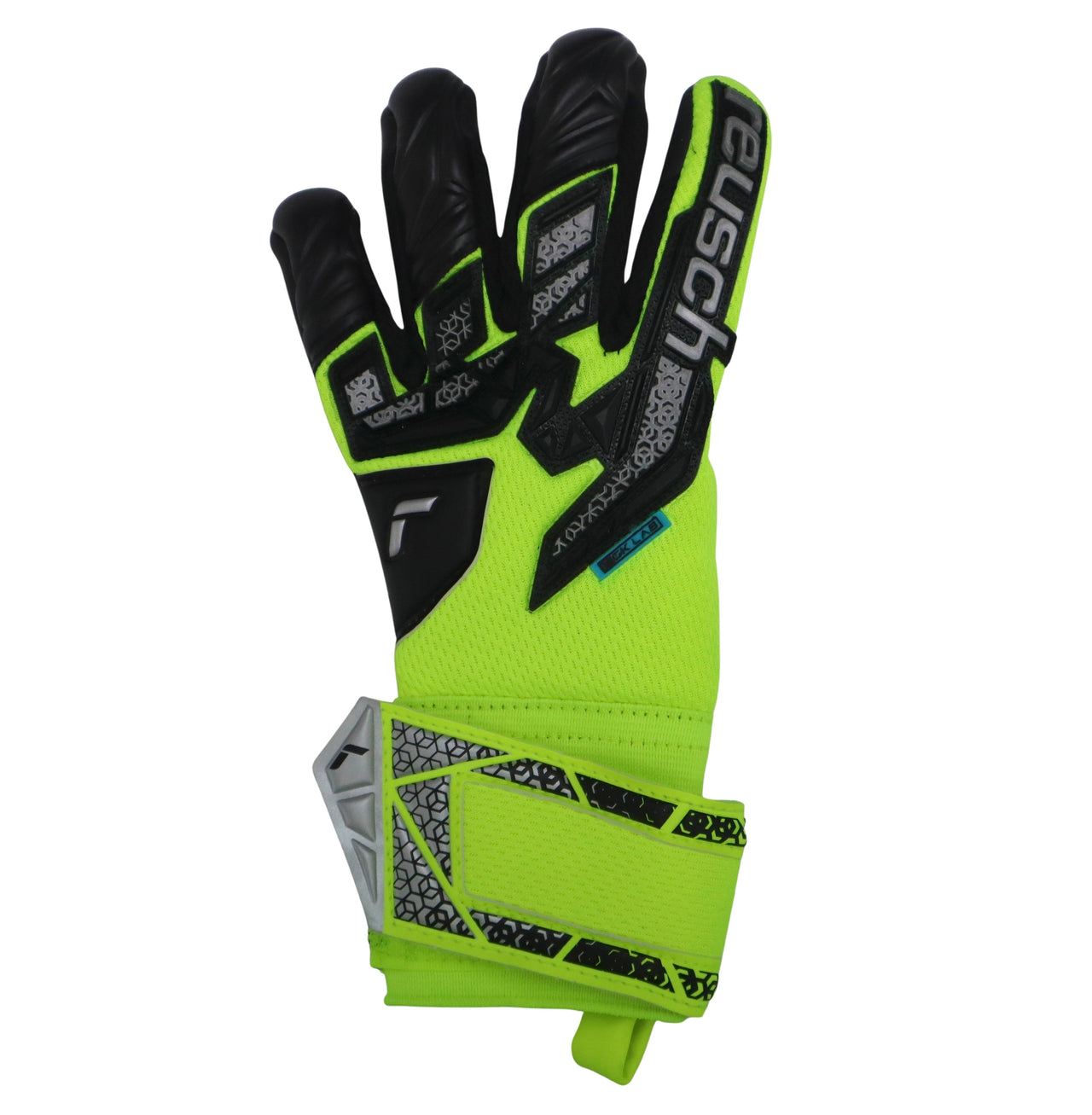 REUSCH guanti portiere bimbo ATTRAKT FREEGEL SILVER JUNIOR 5572235 2025 NERO GIALLO FLUO luglio 2025