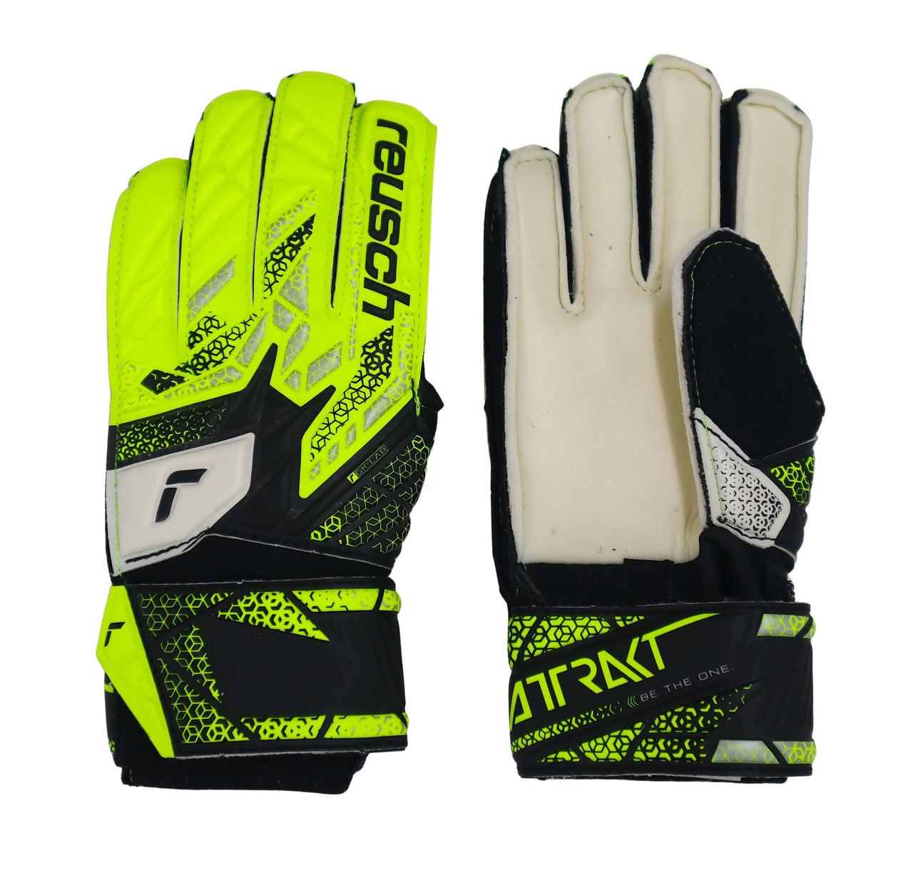 REUSCH guanti portiere bimbo ATTRAKT SOLID JUNIOR 5572515 7752 NERO GIALLO luglio 2025
