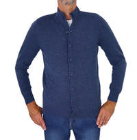 Thumbnail for TAKE TWO maglione uomo cardigan cashemire GAUGE 12 UT00603 BLUETTE inverno 2025