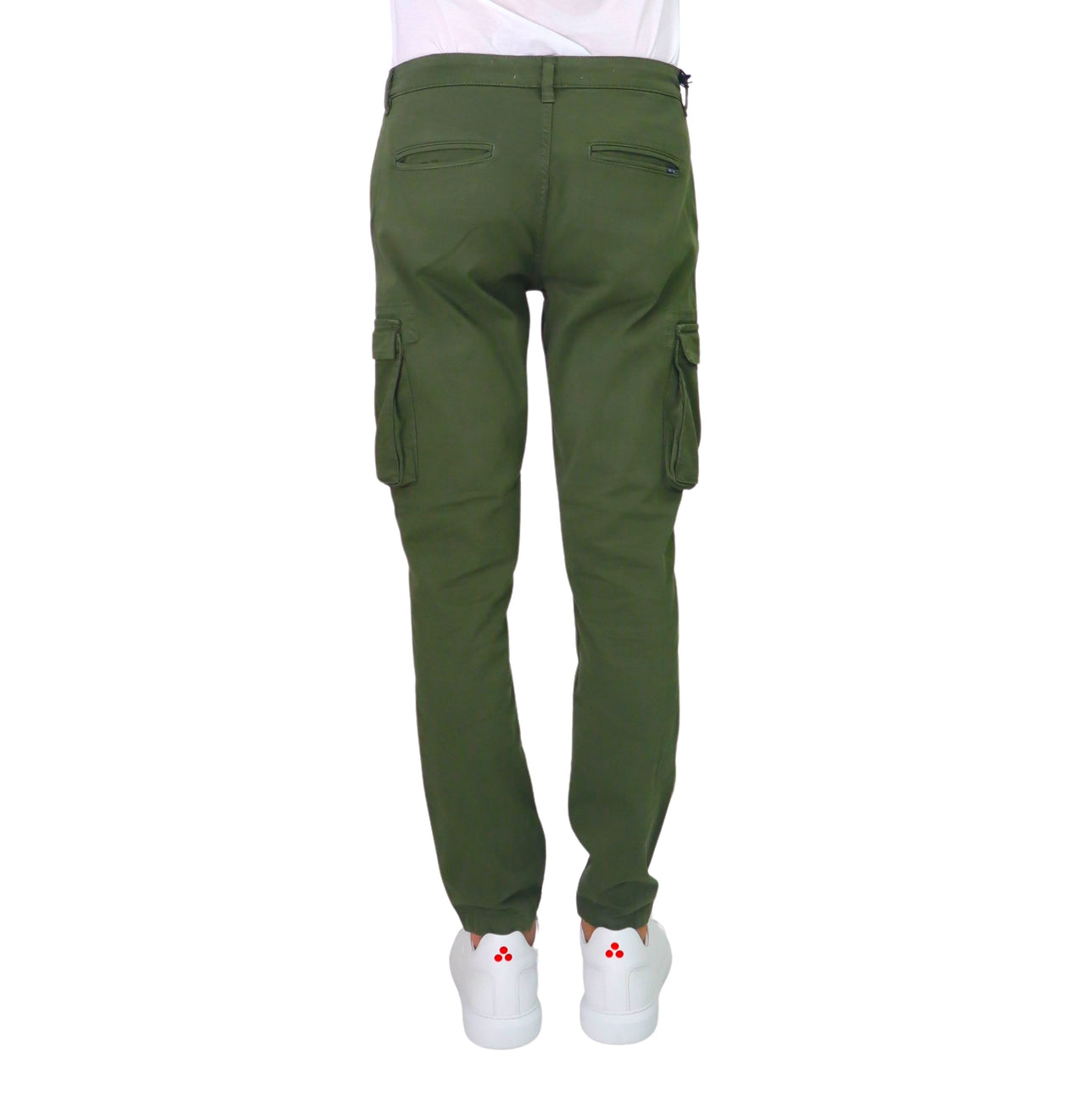 TAKE TWO pantaloni uomo cargo tasconi cotone UT01306 29 VERDE inverno 2025