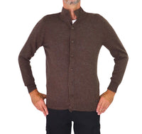 Thumbnail for TAKE TWO maglione uomo cardigan cashemire GAUGE 12 UT00603 MARRONE inverno 2025